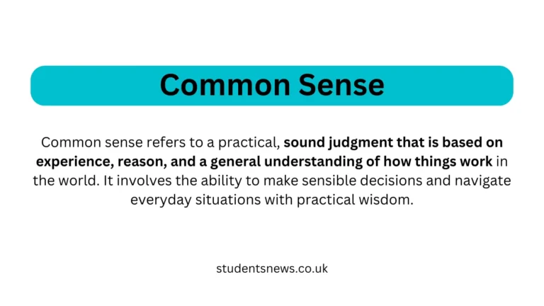 Common sense refers to a practical, sound judgment that is based on experience, reason, and a general understanding of how things work in the world. It involves the ability to make sensible decisions and navigate everyday situations with practical wisdom. While it may seem like a straightforward concept, the application of common sense can vary from person to person and is influenced by cultural, social, and individual factors.